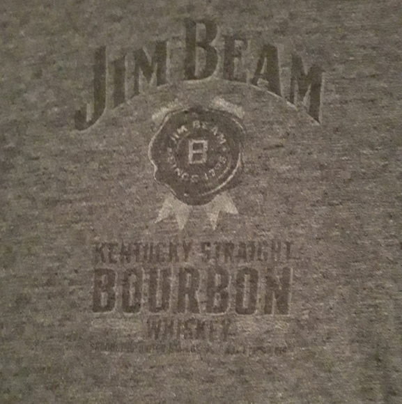 LevelWear/Jim Beam Kentucky Straight Bourbon Whiskey Womens (Med) Vneck Teeshirt - Picture 8 of 10
